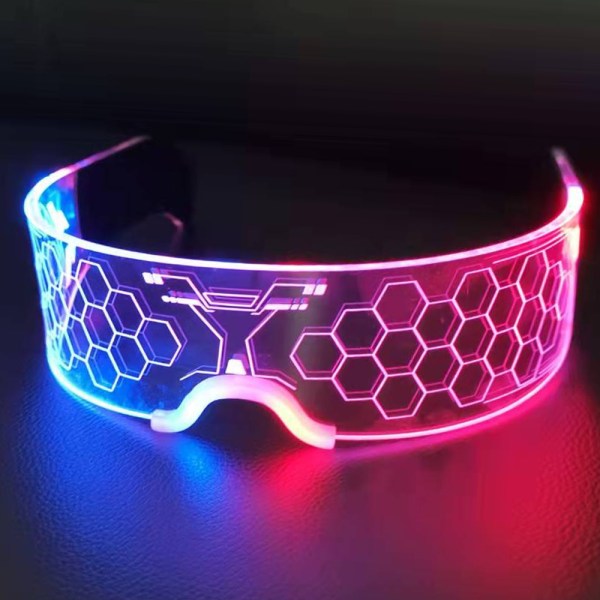 Led-briller lyser op briller Led