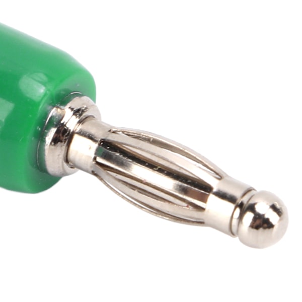 10 stk. 4 mm stabelbare bananplugstik, loddefri bananplugs til sikkerhedstilbehør, grøn