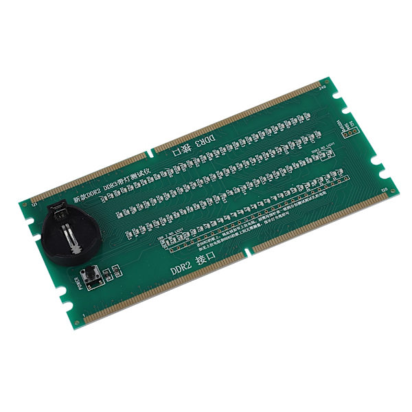 To-i-én Desktop Motherboard Testkort DDR2 / DDR3 Med Lystester
