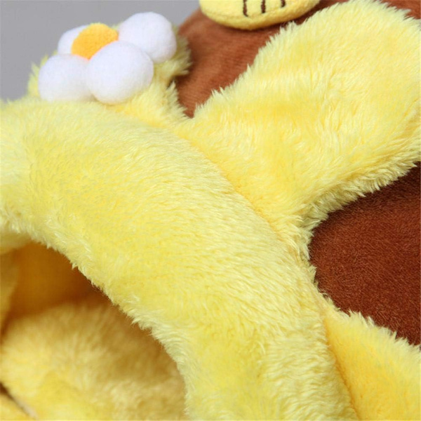 strety Guinea Pig Sovsäck Igelkott Myspåse Råtta Hus Säng Bi Form Varm Fleece Liten Husdjurssäng Sockerglidare Syrisk Hamster Kanin Chinchilla