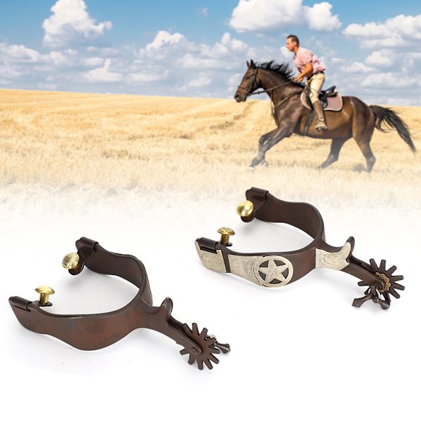 Elegant utseende handskulptur Cowboy häststövlar sporrar dekoration för underhållning hästsporttävling