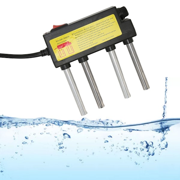 Vattenelektrolysator med läckagesäker säkring Plug and Play Vattenkvalitetselektrolysator för dricksbrunn Vatten 100‑240V EU-kontakt