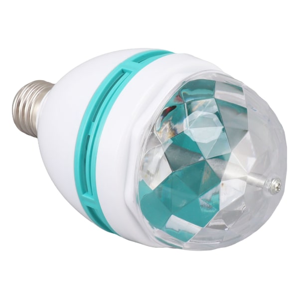 Dansande glödlampa E26 bas RGB automatisk växling säker stabil ABS PC