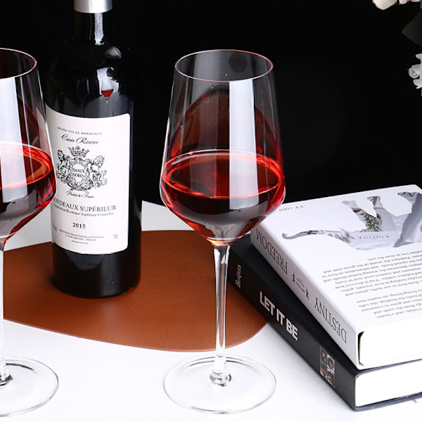 Lyxiga Vinglas, Överdimensionerad Stilren Design Tysktillverkad Tritan Kristallglas Stjälkglas Kollektion, Diskmaskinsäker för Vardagsbruk, 380ml (Förpackning med