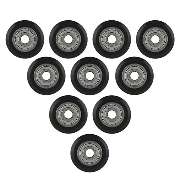 10 st CNC-hjulskiva POM med lager 5 mm hål för 3D-skrivare (L)