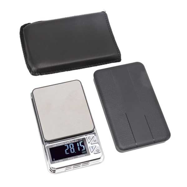 Portabel och hållbar design med hög noggrannhet och digital LCD-display för bakning, mat, smycken (multifunktionell gramvåg)