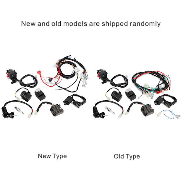 Elektrisk kabelstam ledningsnät CDI-montering tillbehör för ATV QUAD Bike 200-300cc