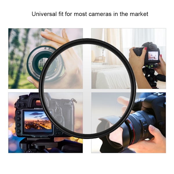 VBESTLIFE Univesal Ultra Slim UV-filterlins Skyddande filter för DSLR-kameror 67mm
