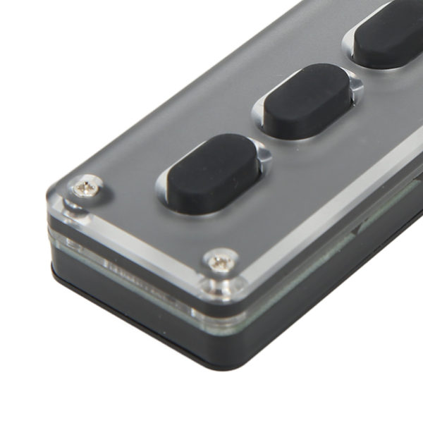 Mini 5-tangenters tangentbord Bluetooth trådlös USB trådbunden dubbel läge Mute genväg multifunktion för PC-dator skrivbord