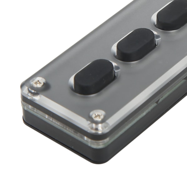 Mini 5-tasters tastatur Bluetooth trådløs USB kablet dobbel modus demp mute snarvei multifunksjon for PC datamaskin skrivebord