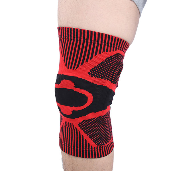 Sports Knäskydd Stickning Tryckstöd Patella Guard Ben Skydd Sleeve Fitness Skyddsutrustning