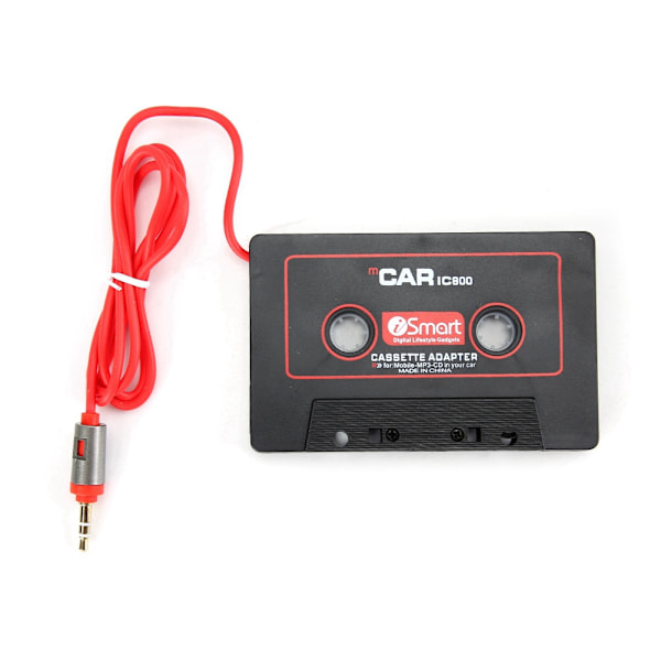 Bilstereo kassettbandadapter CD MD MP3 MP4-spelare till 3,5 mm Aux-ljud för mobiltelefon