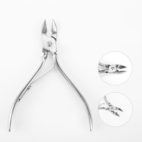Nagelbandstrimmer i rostfritt stål, professionell nagelbandsklippare för oöverträffad precision och hållbarhet i din manikyrpraktik