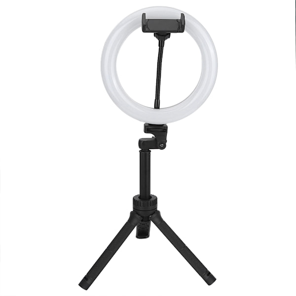 Selfie Ring Light Fotografi Stativ Justerbar LED Lys