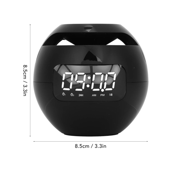 Bluetooth-väckarklockshögtalare Färgglad Mini Bärbar Hushåll W