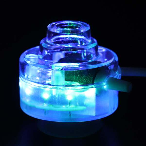 LED Fisk Spot Light Med USB-Kabel, Vattentät Sugkopp 7 Färg Super Stark, Nedsänkbar akvarielampa För Levande Skaldjur Syresättning Och