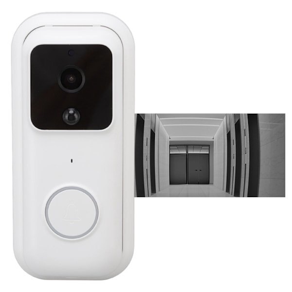 Trådlös Wifi Dörrklocka Kamera, Ultra HD Video Dörrklocka Med Låg Strömförbrukning För Effektiv Smart Hemsäkerhet