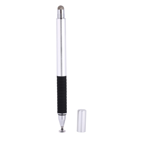 Hög precision ultrafin spets kapacitiv pekskärmspenna för iPad iPhone HTC HD2 Silver