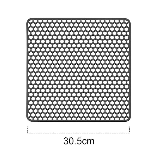 Kjøkkenvaskavløp Silikonmatte Beskyttelsespute, Silikonmatter Benkebeskytter, Varmebestandig, Enkel å Rengjøre