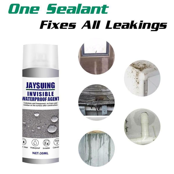 30ml Anti-läckande myrspray Mighty myrspray Superpolymer spray Osynlig vattentät agent