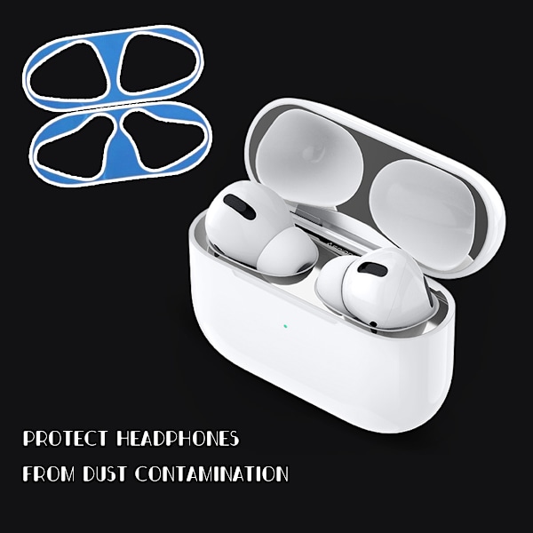 Reptåligt Skydd, Lättinstallerat Dammskydd för AirPods-fodral, Ultratunn Design Säkerställer Sömlös Integration