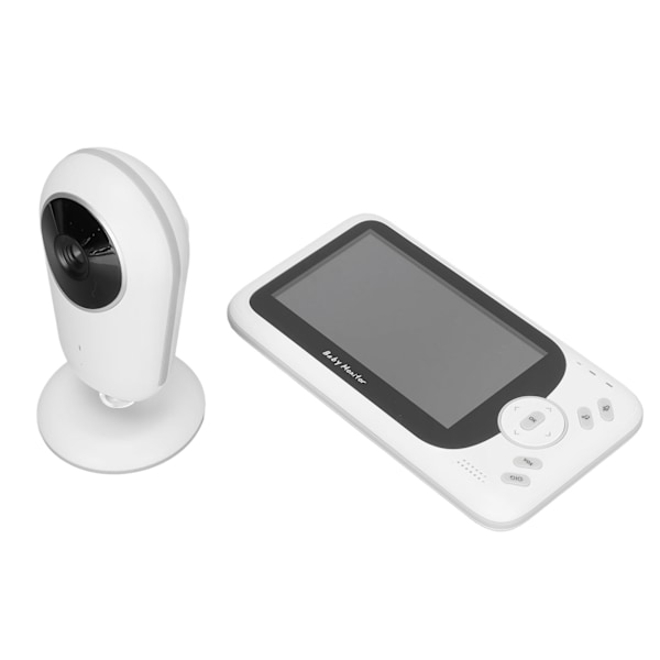 4,3-tums Video Baby Monitor med Kamera Temperaturövervakning 2-vägs Audio Vox-läge 8 Vaggvisor för Spädbarn Äldre AU-kontakt 100-240V
