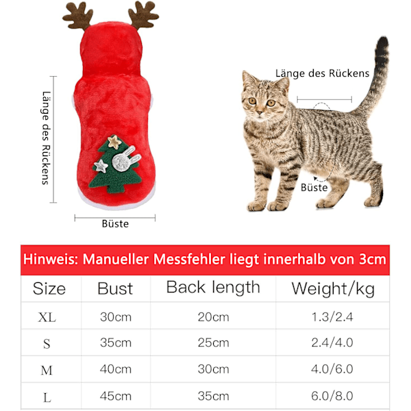 Husdjurs Cosplay Kläder, Trendig Älgdesign, Högkvalitativa Material, Mjuka och Bekväma, Perfekt Julklapp till Husdjur, Förhöjer Julstämningen,