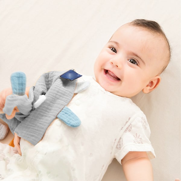 Baby Tag Säkerhetssnuttefilt Ångestlindring Mjuk Hudvänlig Bre