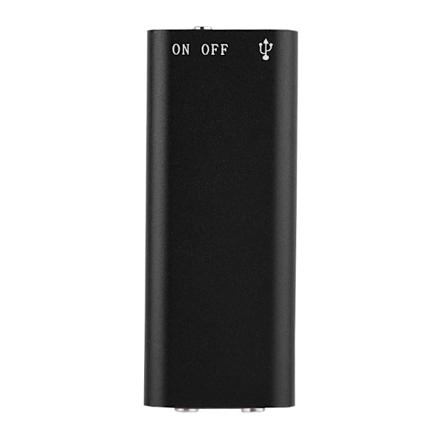 8 GB hukommelses diktafon 192 Kbps støjreduktion 15 timers optagelse mini lydoptager