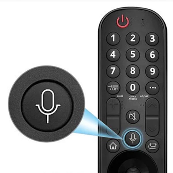 Smart Control Revolution: Röststyrd Magic Remote med Ultra-Vidvinkel, Enkel Parkoppling för Sömlös LG Smart TV-Upplevelse