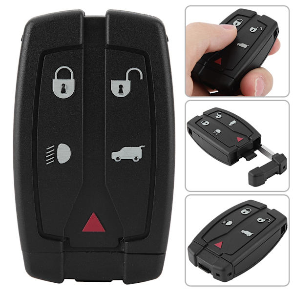 5-knappars fjärrkontroll för bilnyckellös inmatning PFC7953-chip för Land Rover Freelander 2 434MHz