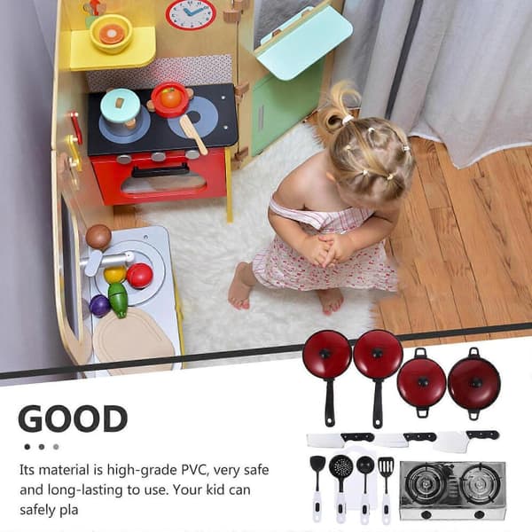 GETIT Kök Temalek Leksaker Imitation Köksleksaker Kompatibla med Barn 1Set PVC