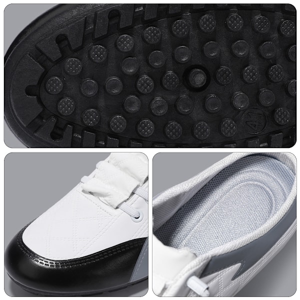 Låga herrskor, trendiga slip-on, halvtofflor, platta halkfria bilskor