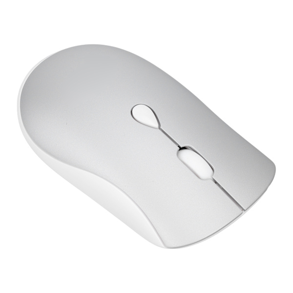 2.4G trådløs bærbar optisk mus 3 niveauer DPI genopladelig slank lydløs mus med USB-modtager til notesbog PC bærbar computer
