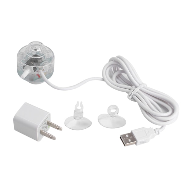 LED Fisk Spot Light Med USB-Kabel, Vattentät Sugkopp 7 Färg Super Stark, Nedsänkbar akvarielampa För Levande Skaldjur Syresättning Och