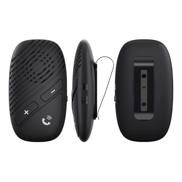 5.0 Solskydd Bil Bluetooth Handsfree Telefonsvarare Stöd Fyra Språk Tillbehör