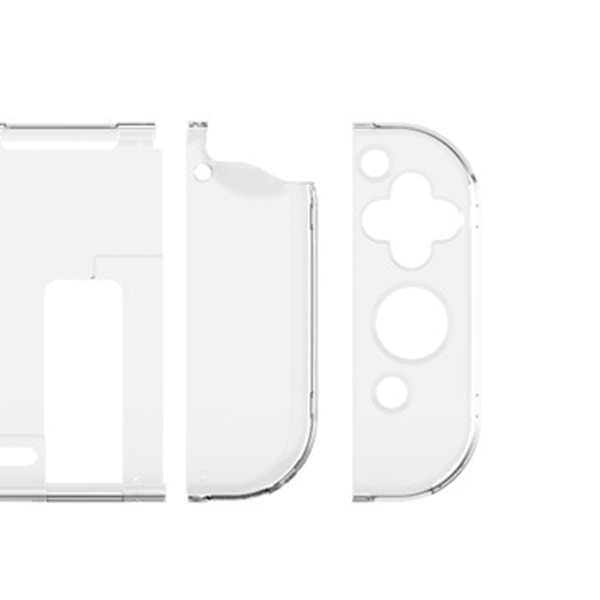 Gjennomsiktig deksel for Switch - Støv-, vann- og ripebestandig krystallklart hardt PC-beskyttelsesdeksel