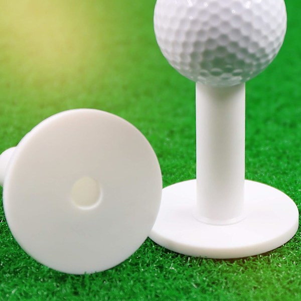 Ljus Vit Färg Golf Gummi Tee Hållare, Hög Hållbarhet Prestanda & Överlägsen Stabilitet För Konsekventa Slag, Halkfri Prestanda Inomhus