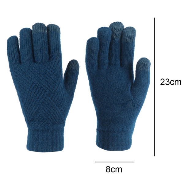 Winter Gloves for Men Women, Touch Screen Texting Warm Gloves