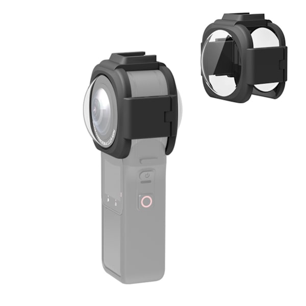 PULUZ Kamerans objektivskydd PC Hög ljusgenomsläpplighet Kamerans objektivskydd för Insta360 ONE RS 1 tum 360 Edition
