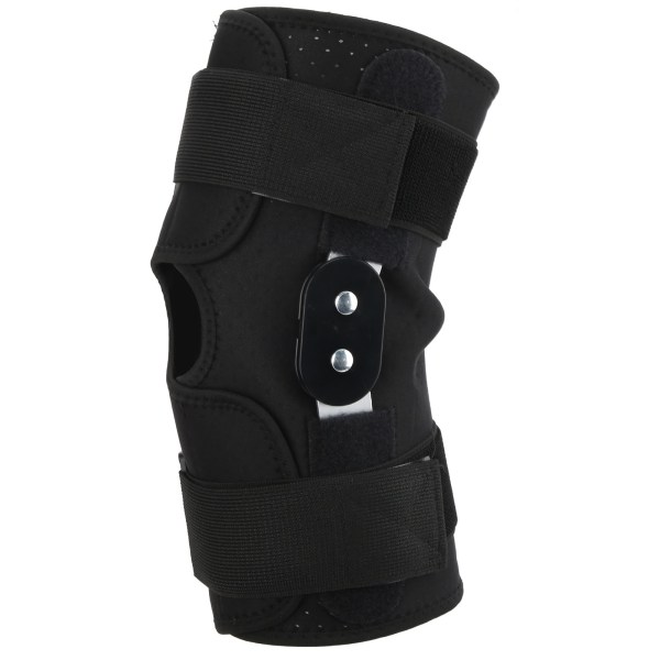 Hinged Knee Brace Support Adjustable Knee Joint Pads with Strap for Basketball Pain Relief