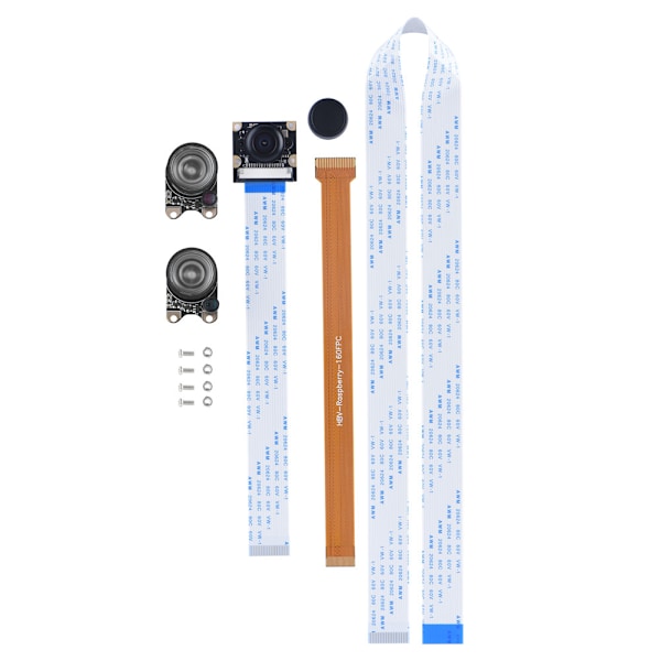 5MP vidvinkel fisheye-kameramodullinse med  fyldlys til Raspberry Pi 2/3/B+/Zero