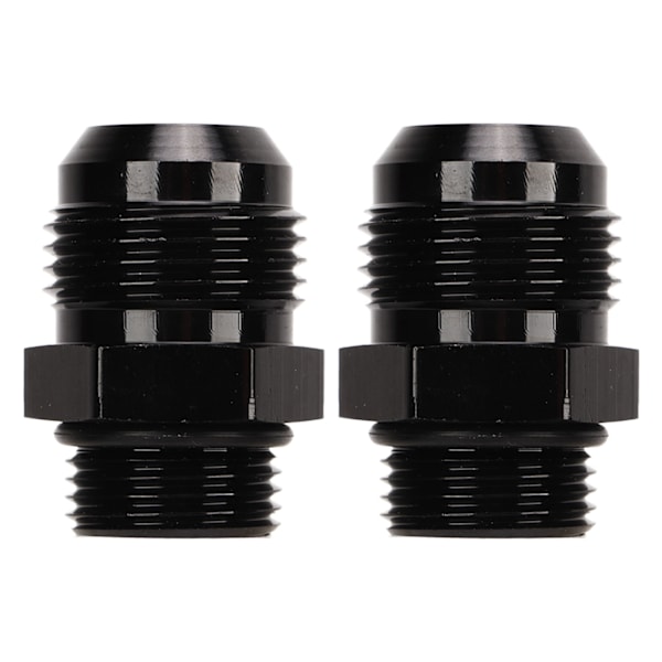2 stk. AN10 til AN12 hanadapter AN920 12 10 brændstofpumpeskinneadapter brændstofpumpeskinneslange endebeslag med O-ring