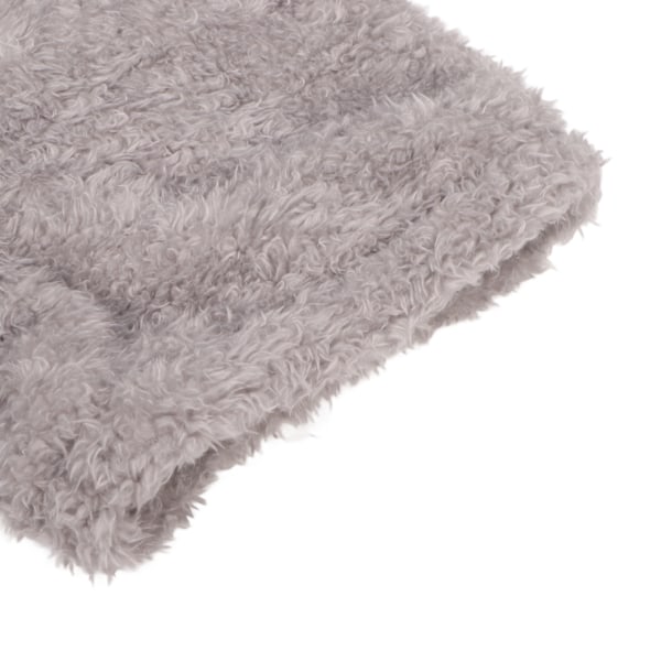 Over Knee Fuzzy Socks Vinter Hjem Sove Myk Tykk Pustende Plysj Strømper Benvarmer Grå