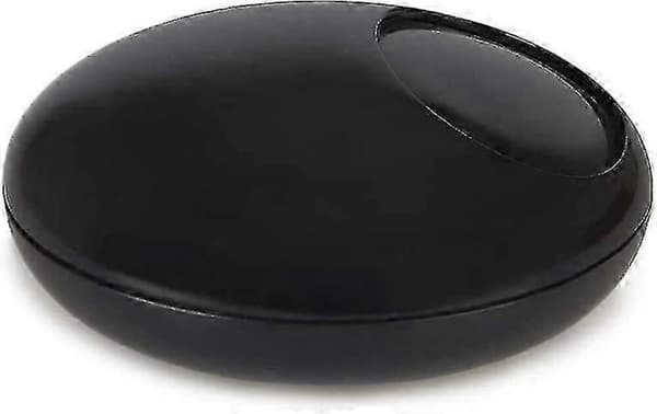Pebble askfat med lock (svart)