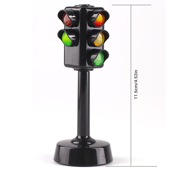 Mini Trafiksignaler Lys Sikkerhed Trafiklys Legetøj Samling Model Rød Grøn Lys Lampe Læringslegetøj
