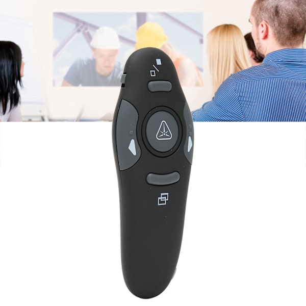 Presentasjonsklikker Ergonomisk håndholdt 2,4 GHz trådløs presentasjonsfjernkontroll med trådløs mottaker for tale, møte, klasse