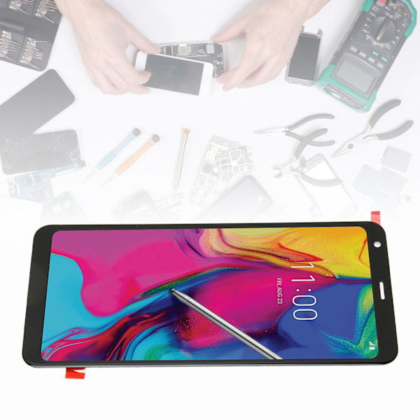 6,2 tommers LCD-skjerm Digitizer Touch Digitizer LCD-erstatning med reparasjonsverktøy for Stylo 4 Q710 for Stylo 5 Q720