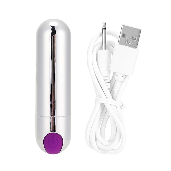 Bärbar USB Bullet Vibrator Massager Kropp Vibrationskroppsmassage Kvinnor Vuxenleksak