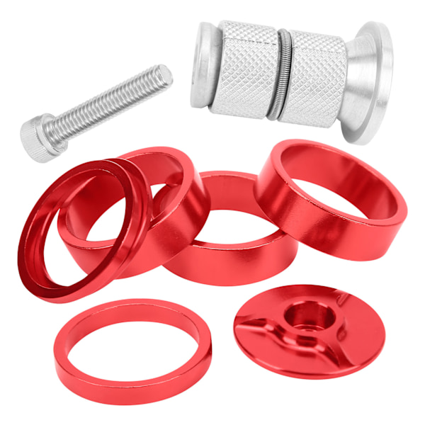 Lättviktig Design Headset Spacer, Utmärkt Prestanda För Din Mountainbike, Enkel Installation Gör Uppgraderingar Enkla